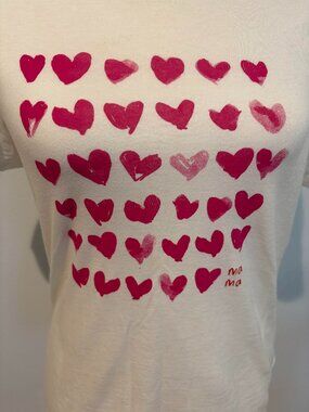 J. Crew "Mothers Day" Heart Graphic Tee Sz XS
